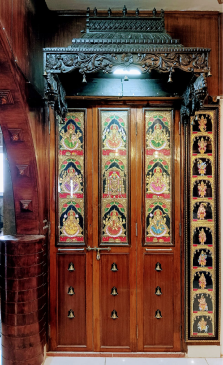 Ashtalakshmi, Dasavatharam with Mandapam Frame Pooja Room