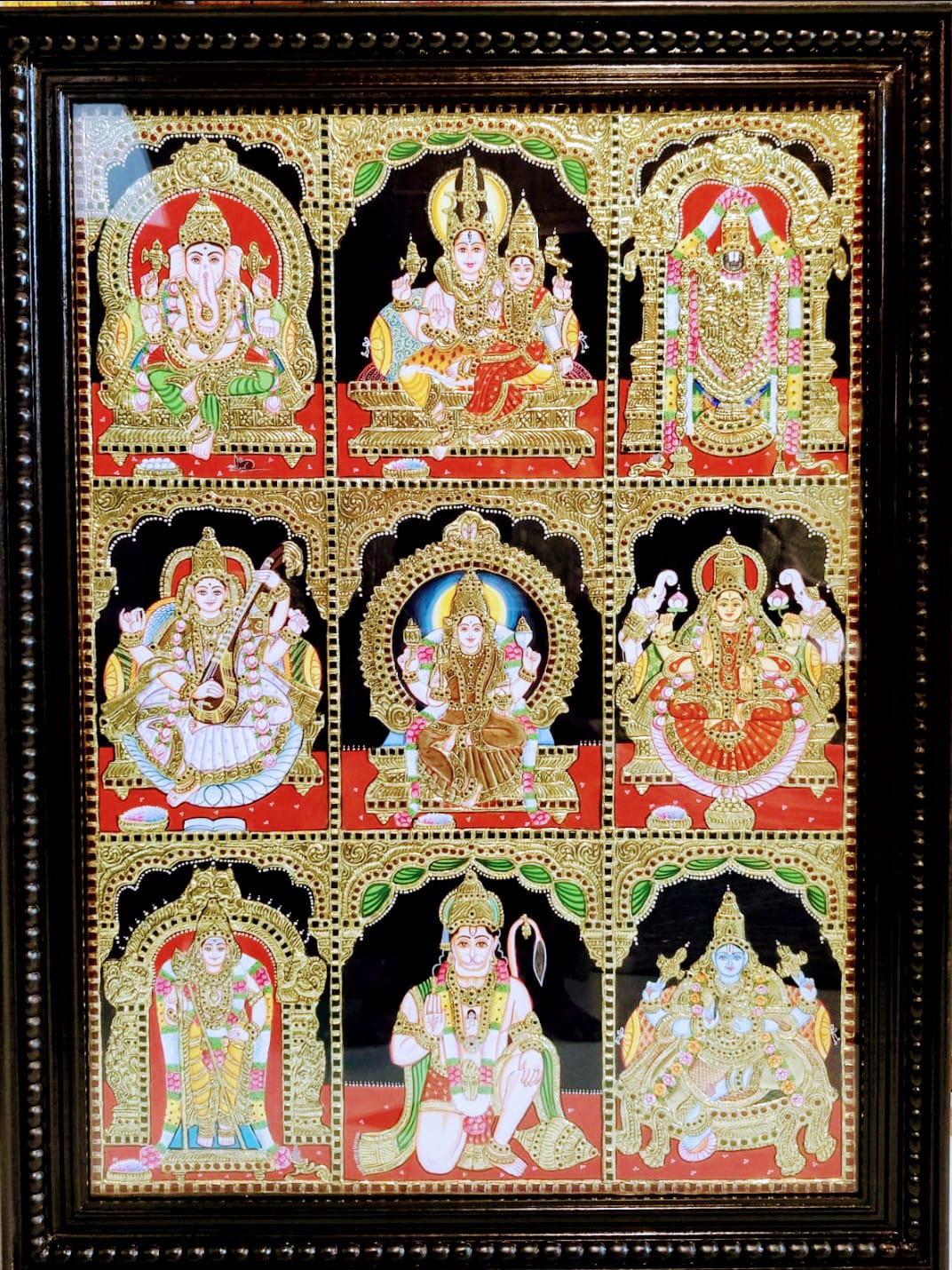 Combination of nine deities
